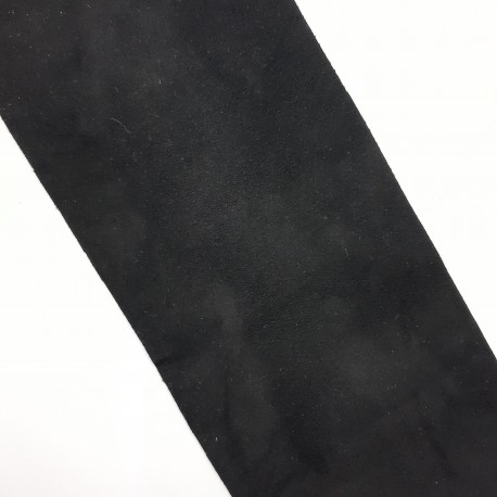 Elástico antelina negro que cede para ambos lados de 10 cms