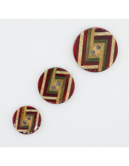 Botón geométrico decorativo