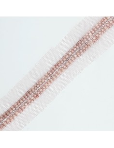 Galón pasamanería rocalla verde mar de 1 cm 2