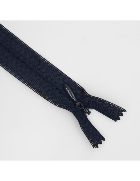 Cremallera invisible malla 3 cerrada azul marino