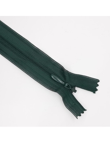 Cremallera invisible malla 3 cerrada verde botella