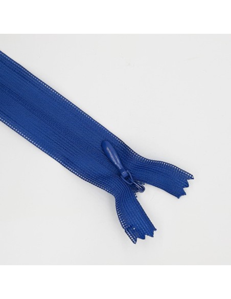 Cremallera invisible malla 3 cerrada azulón