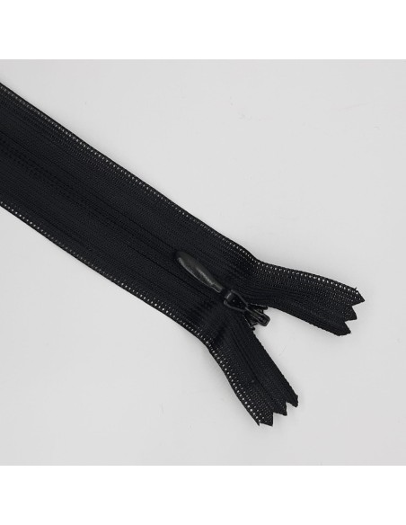 Cremallera invisible malla 3 cerrada negra