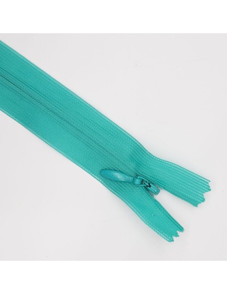 Cremallera invisible malla 3 cerrada verde mar