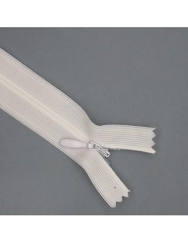 Cremallera invisible malla 3 cerrada blanco