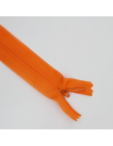 Cremallera invisible malla 3 cerrada naranja
