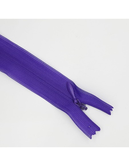 Cremallera invisible malla 3 cerrada morado
