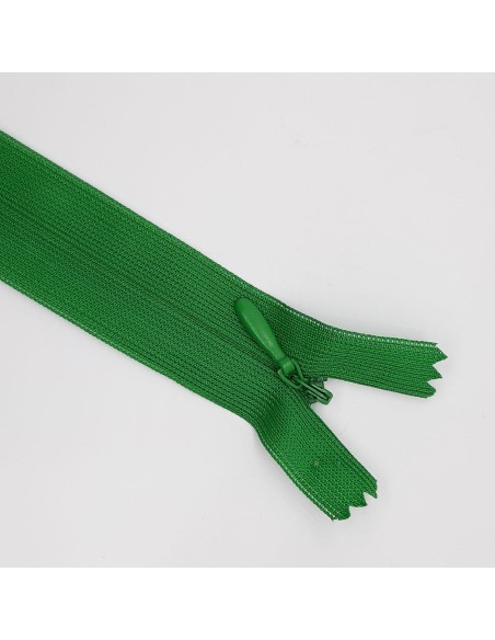 Cremallera invisible malla 3 cerrada verde billar 