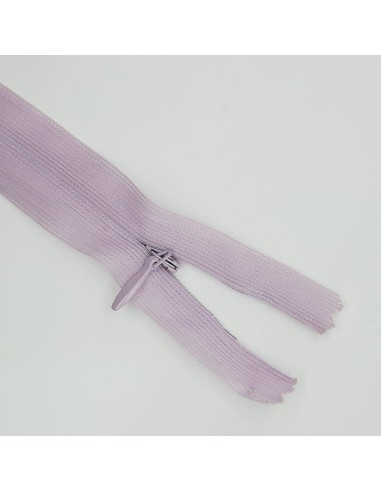 Cremallera invisible malla 3 cerrada malva