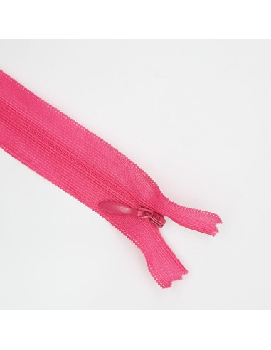 Cremallera invisible malla 3 cerrada fucsia