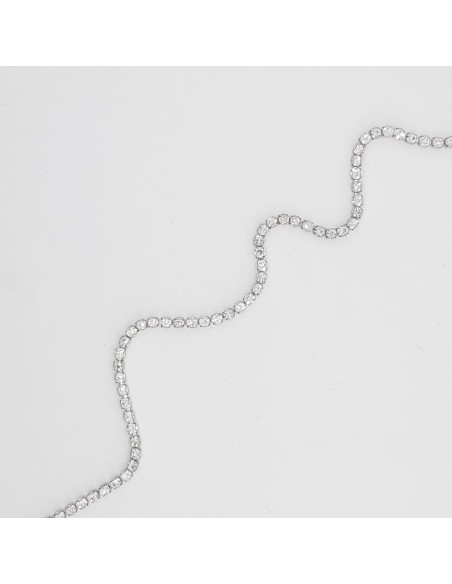 Pasamanería strass cristales decorativa