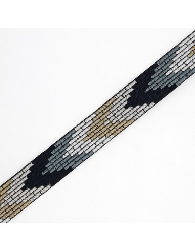 Cinta estampada multicolor doble cara de 1,6 cms