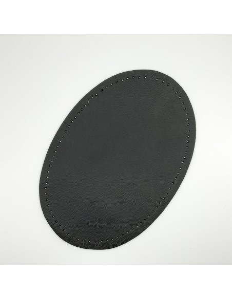 Codera polipiel azul marino con agujeros para coserla.