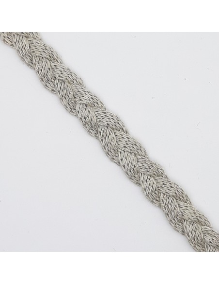 Galón pasamanería trenzada de color lino