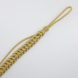 Forrajera cordón trenzado dorado para chaquetas de comunión
