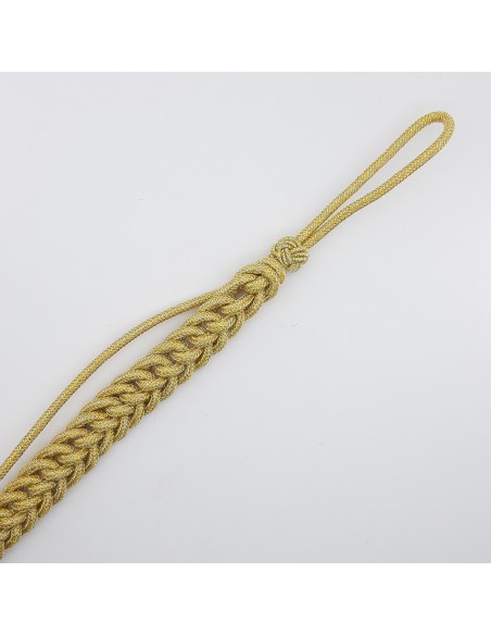 Forrajera cordón trenzado dorado para chaquetas de comunión