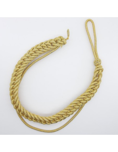 Forrajera cordón trenzado dorado para chaquetas de comunión
