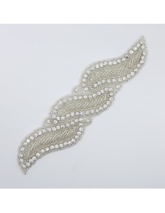 Aplique termoadhesivo cristal rocalla