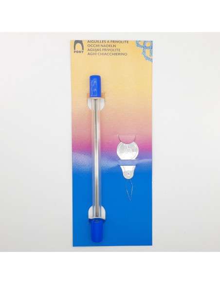 Agujas Frivolité de acero inoxidable 