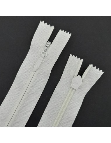 Cremallera invisible especial resistente blanca de 35 cms