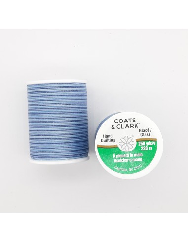 Hilo Coats & Clark patchwork color azul