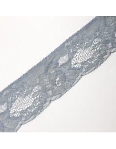 Puntilla encaje de nylon color morado de 7 cms 2