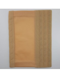 Alargador ancho para sujetador de 9 corchetas color camel
