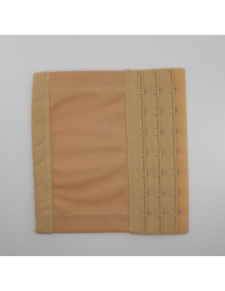 Alargador ancho para sujetador de 7 corchetas color camel