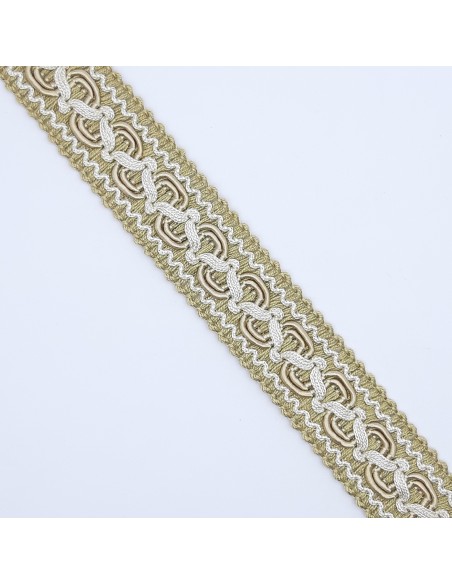 Galón decoración 22 mm de color camel