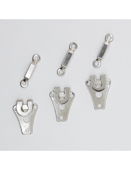 Corchete cierre para pantalón color níquel 