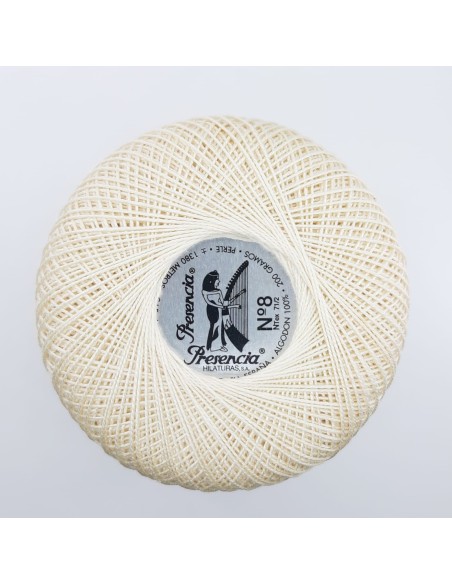Ovillo de hilo Presencia 200 gramos de color beige Nº8