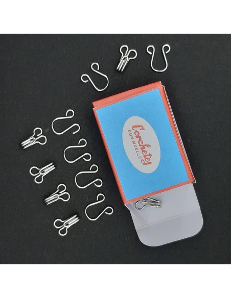 Corchetes con muelle waldes Nº1 de color níquel