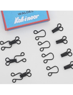 Corchetes con muelle waldes Nº1 de color níquel 2