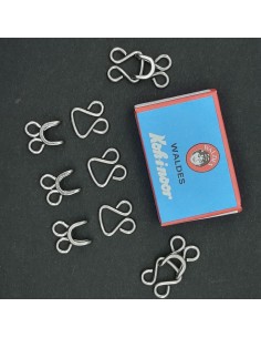 Corchetes con muelle waldes Nº2 de color níquel