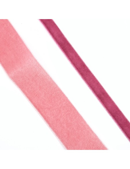 Cinta de terciopelo rosa
