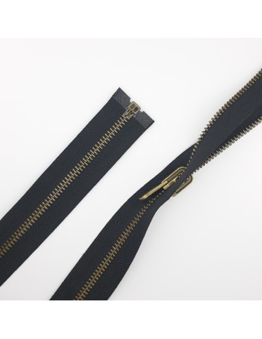 Cremallera reversible separador negro 80 cms