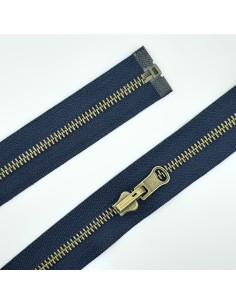 Cremallera reversible separador negro. 2