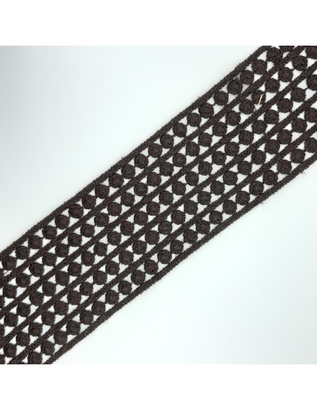 Cinta galón con círculos 7 cms