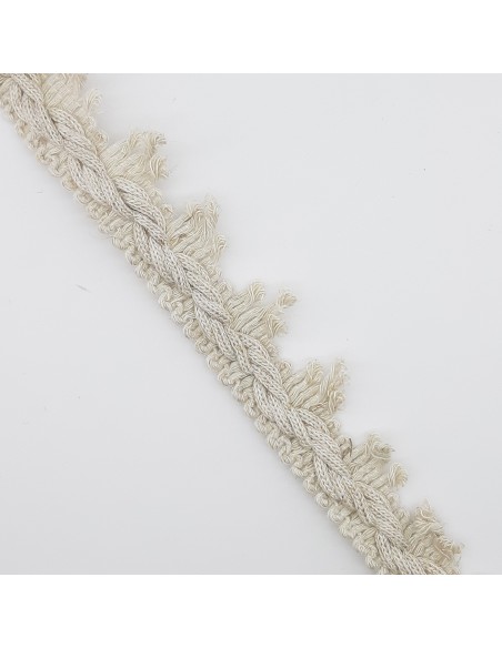 Galón pasamanería picos 2,5 cms lino