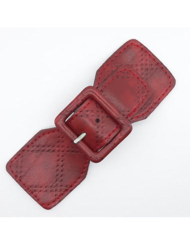 Trabilla polipiel 13 x 4,5 cms granate