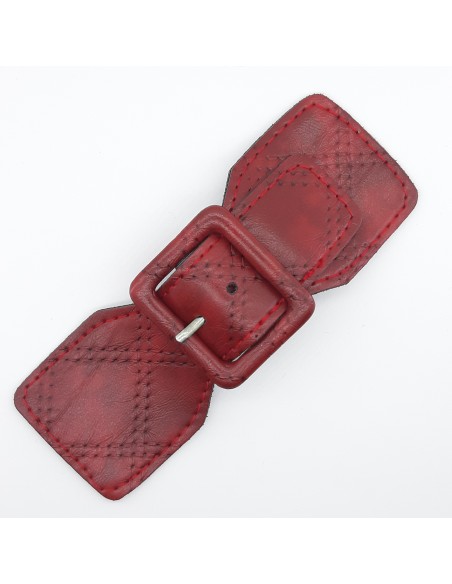 Trabilla polipiel 13 x 4,5 cms granate