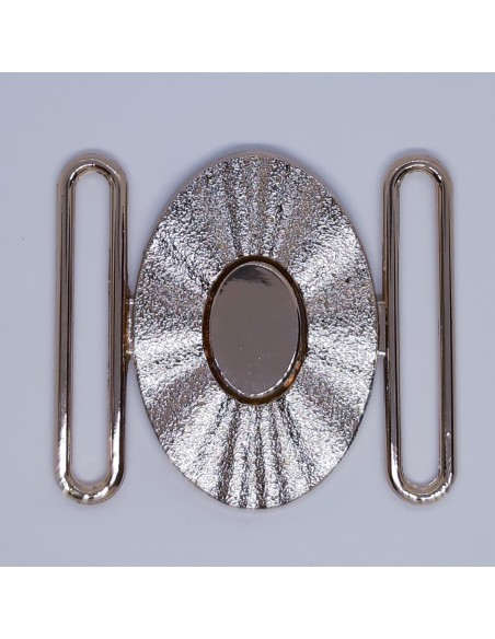 Hebilla oval dorada 5 cms cinturones