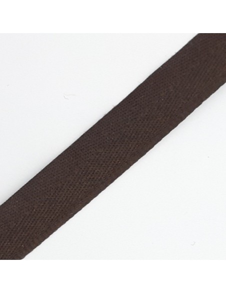 Cinta talonera pantalón Marrón