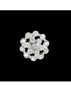 Botón fantasía piedras 23 mm 2