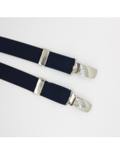 Tirantes niño elástico ajustable liso rojo 2