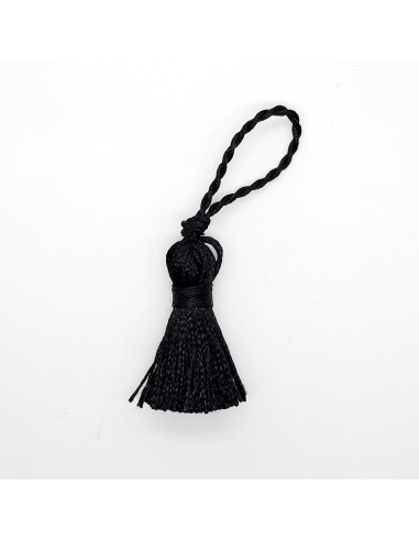 Borla pequeña 3 cms Negro