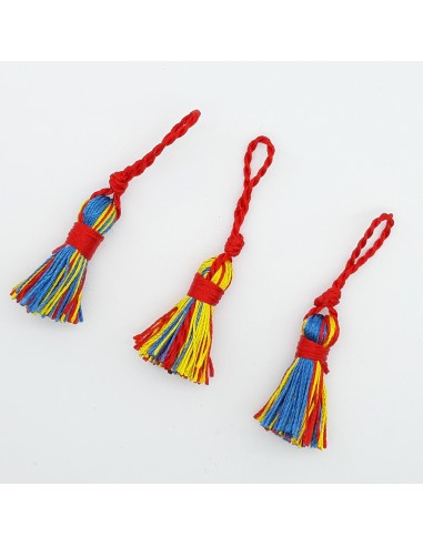Borla pequeña 3 cms Multicolor