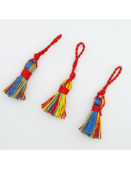 Borla pequeña 3 cms Multicolor