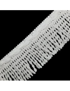 Fleco rapacejo algodón de 6 cms crudo 2