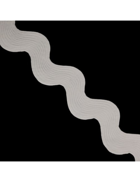 Ondulina ancha 40 x 25 mm blanco